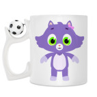 Кружка с футбольным мячиком