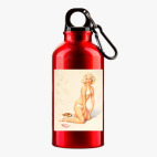 Металлическая бутылка 400 мл UV-DTF