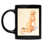 Кружка цветная UV-DTF