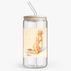 Банка с бамбуковой крышкой