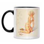 Кружка двухцветная