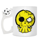 Кружка с футбольным мячиком