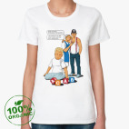 Женская футболка органик