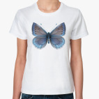 Классическая женская футболка Бабочка