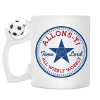 Кружка с футбольным мячиком