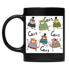 Кружка цветная UV-DTF