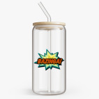 Банка с бамбуковой крышкой