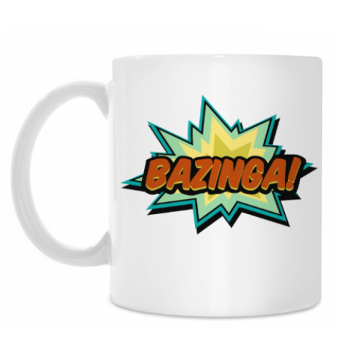 Кружка с принтом BAZINGA!