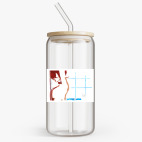 Банка с бамбуковой крышкой