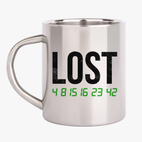 Кружка металлическая Lost
