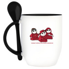 Кружка с ложкой