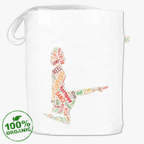 Сумка шоппер с принтом Irish dancer