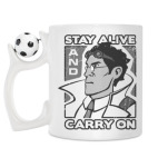 Кружка с футбольным мячиком