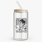 Банка с бамбуковой крышкой