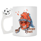 Кружка с футбольным мячиком