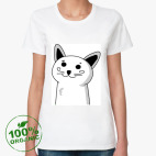 Женская футболка органик