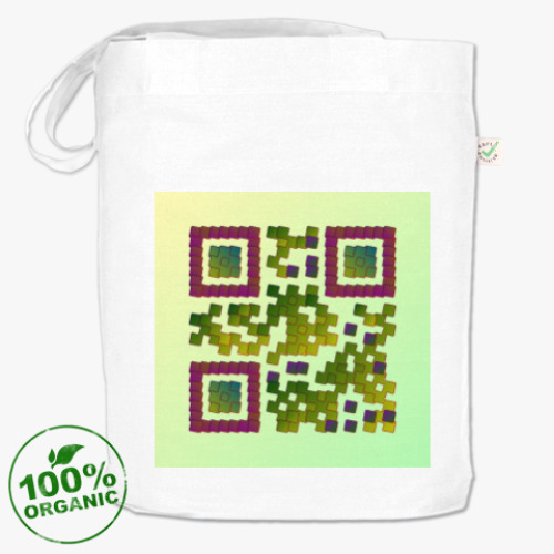 Сумка шоппер с принтом «QR-пустышка»