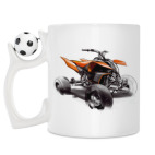 Кружка с футбольным мячиком