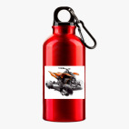 Металлическая бутылка 400 мл UV-DTF