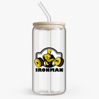 Банка с бамбуковой крышкой