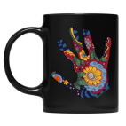 Кружка цветная UV-DTF