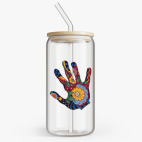 Банка с бамбуковой крышкой