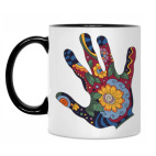 Кружка двухцветная