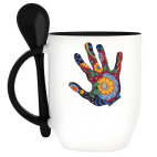 Кружка с ложкой