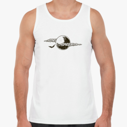 Майка с принтом Space / Moon