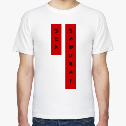 Футболка с принтом Секс-самурай