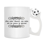 Кружка с футбольным мячиком