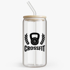 Банка с бамбуковой крышкой