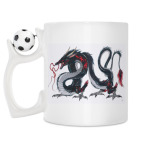 Кружка с футбольным мячиком