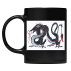 Кружка цветная UV-DTF