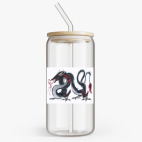 Банка с бамбуковой крышкой