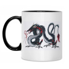 Кружка двухцветная