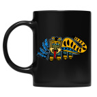 Кружка цветная UV-DTF