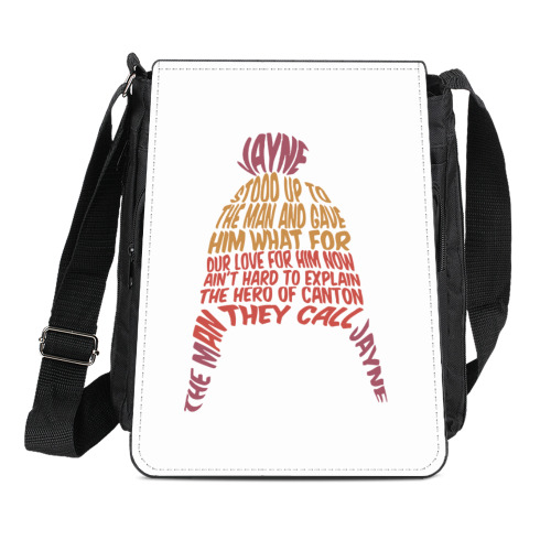 Сумка-планшет с принтом Шапочка героя кантона Джейна