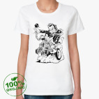 Женская футболка органик