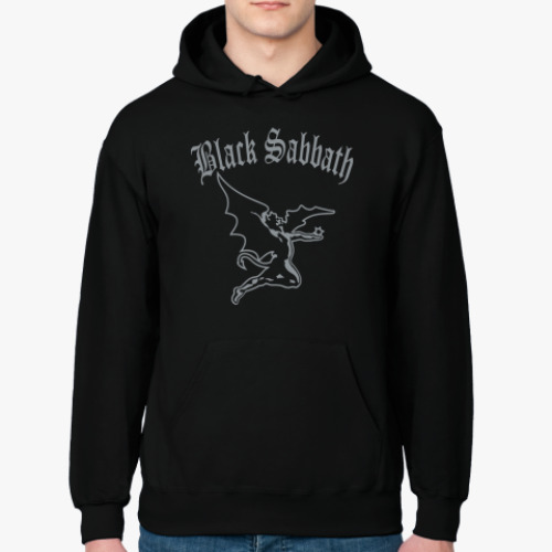 Толстовка худи с принтом Black Sabbath