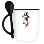 Кружка с ложкой