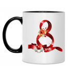 Кружка двухцветная