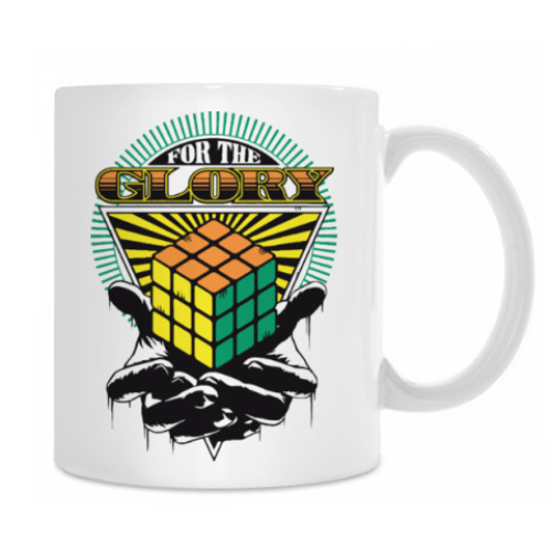 Кружка с принтом Кубик Рубика | Rubiks Cube