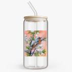 Банка с бамбуковой крышкой