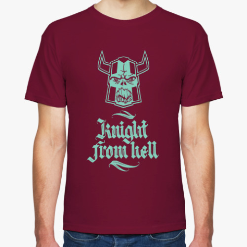 Футболка с принтом Hell knight