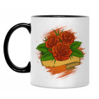 Кружка двухцветная