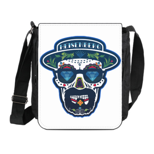 Сумка на плечо (мини-планшет) с принтом Color Heisenberg