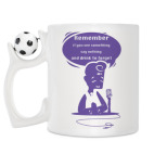 Кружка с футбольным мячиком