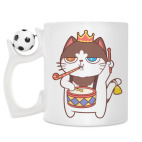 Кружка с футбольным мячиком