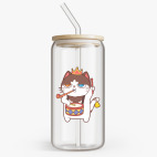 Банка с бамбуковой крышкой